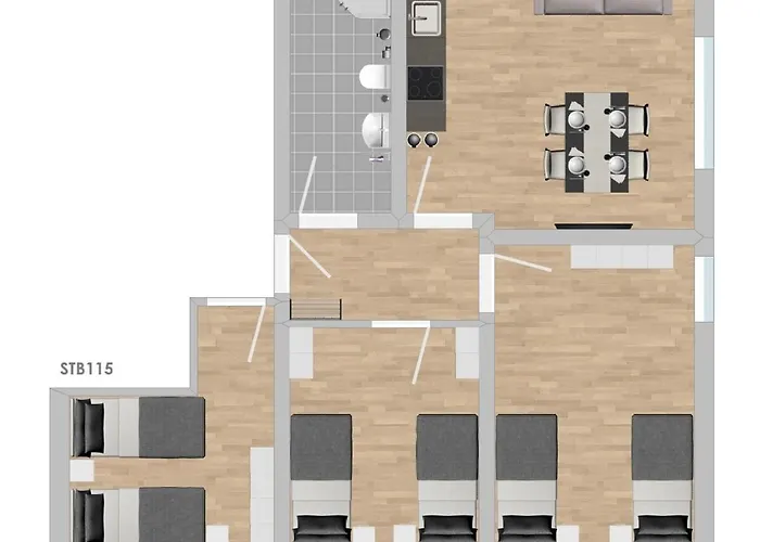 Stb115 Praktische Monteurwohnung